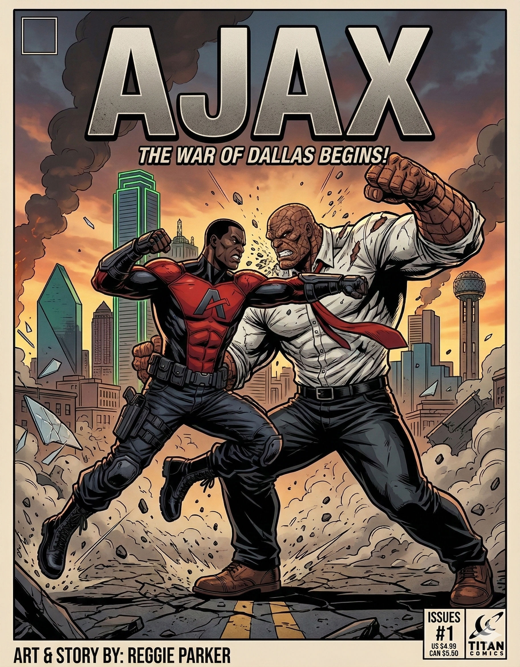 AJAX Comic Book Cover Art